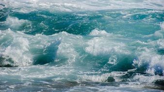 closeup photo of ruffling ocean water