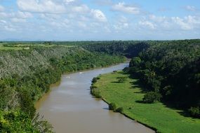 Photo of the Chavon River in the Dominecan Republic