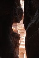 landscape of sandstones in the desert