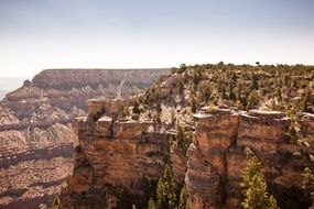 panorama of canyon in grand canyon national park