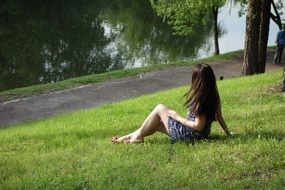Girl Nature Park