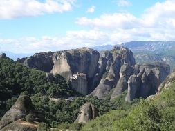 cliff monastery in greece