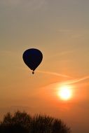 Captive Balloon Sunset