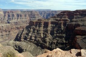 Landscape of wonderful Grand Canyon in Arizona