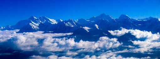 Panorama Mountains, Himalayas