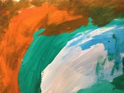 Painting of the mountain