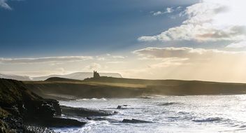 panorama of scenic coast, Ireland, Donegal