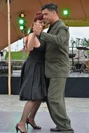 argentine tango at a festival in hamburg