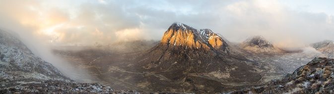 Alpine Distant Hills