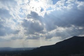 Sky over the mountins