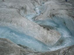 Picture of iced blue Glacier