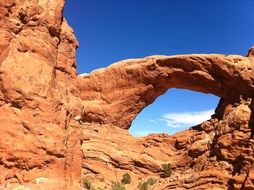 sandstone arches in a national park