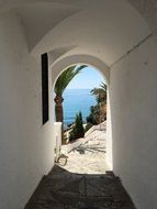 White doorway in Spain