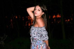 Girl Sunset