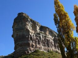 sandstone rock under the bright sun