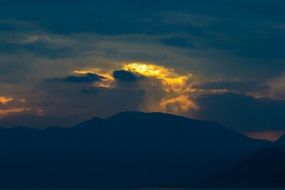 magnificent dark Sunrise