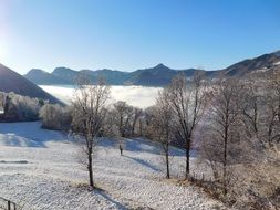 winter in Italian mountain