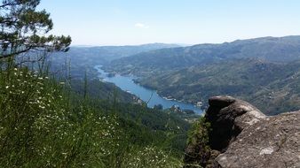 panoramic view from Geres Mountain