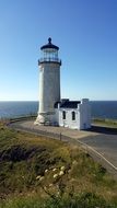 small lighthouse on the pacific