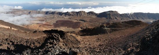 Volcano in Tenerife island
