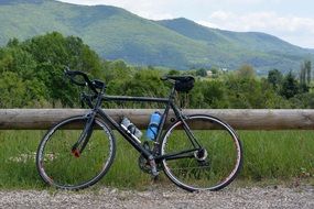 Bicycle parked