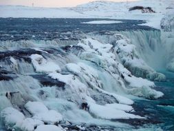 Gudlfoss is a waterfall in Iceland