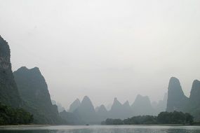 Gulin mountains landscape China