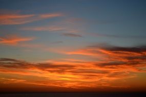 Sky Clouds Red Scenic Spain
