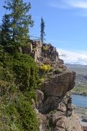Ohme Gardens on Cliff above River