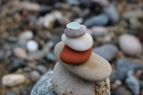 stones as balance in nature