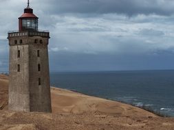 west coast lighthouse in Denmark