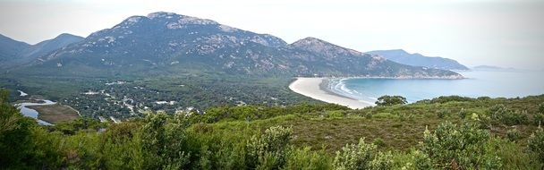view of Tidal River on Wilsons Promontory