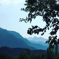 landscape of Aragonese Pyrenees Mountains