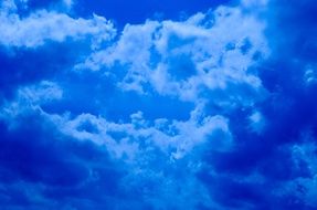 Sky Blue Landscape