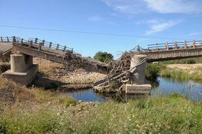 Sardinia Bridge after the flood