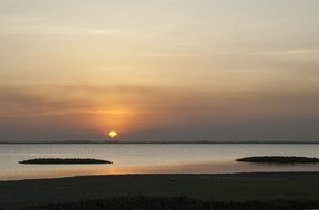 summer sunset landscape