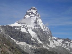 Matterhorn Mountain In The Alps