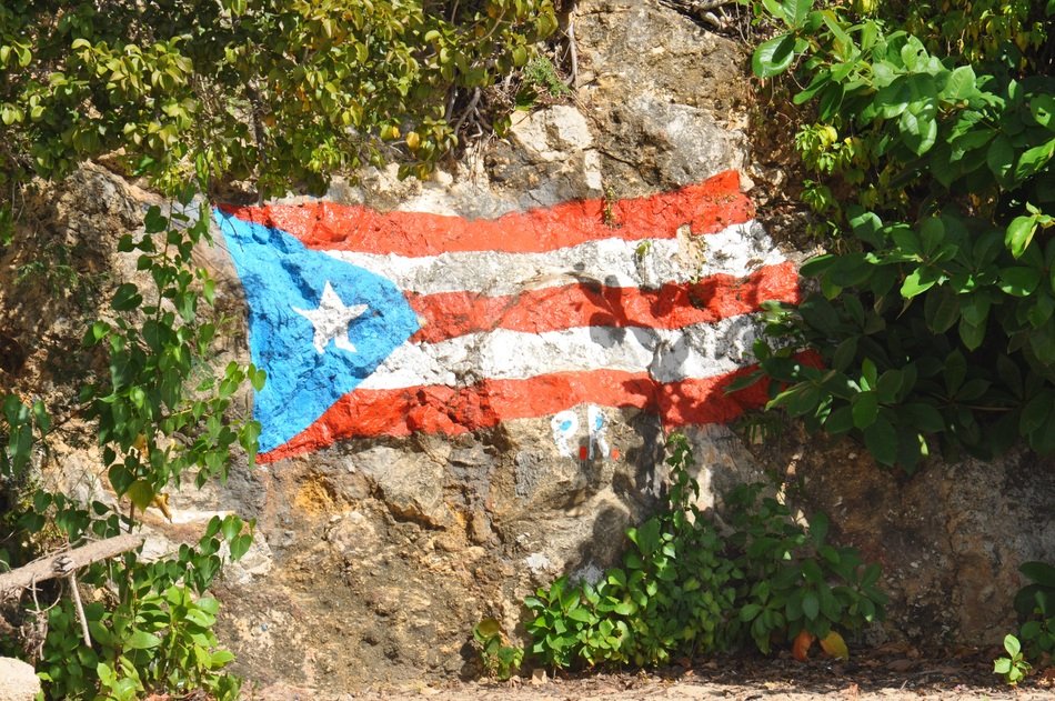 Puerto Rico Mountain Rock Wall