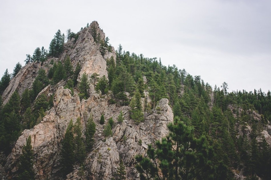 Peak of the mountain