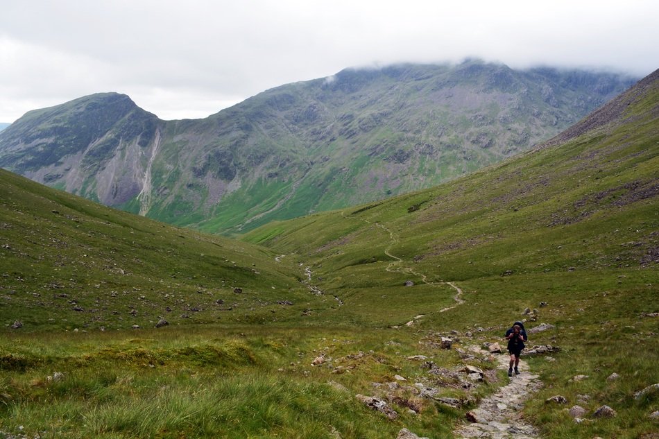 trail among the hills in the UK