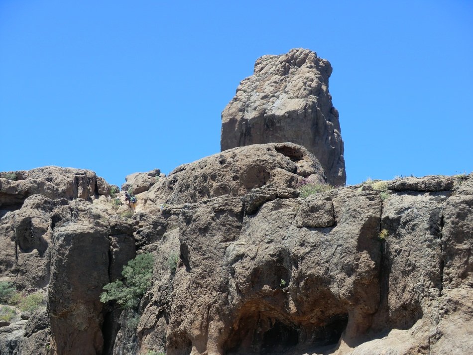 Roque Nublo - volcanic rock