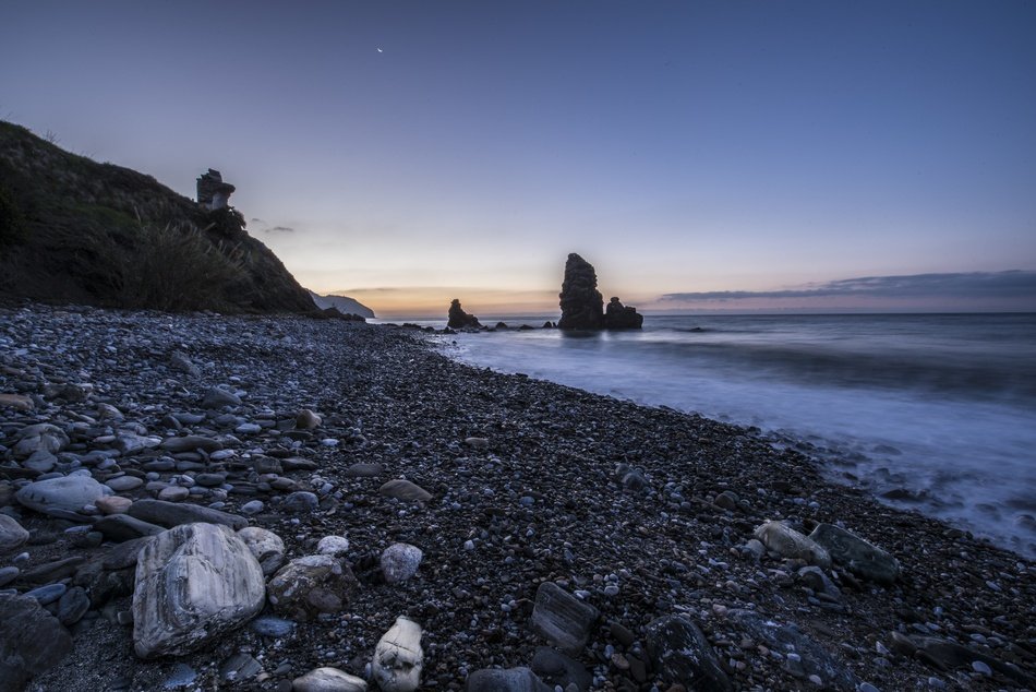 dawn over the coast of spain