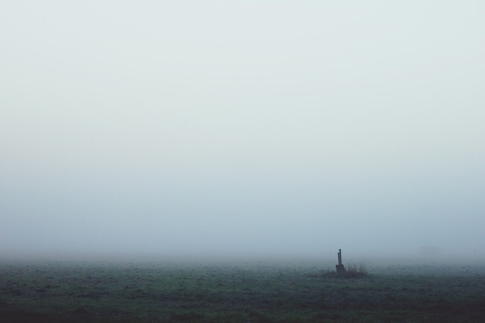 morning mist over the sea