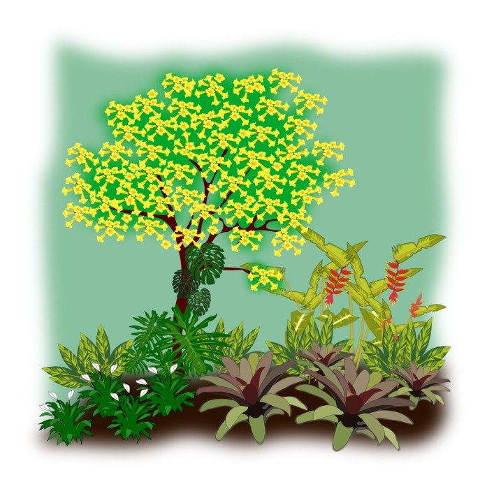 Clip Art Flora Landscape
