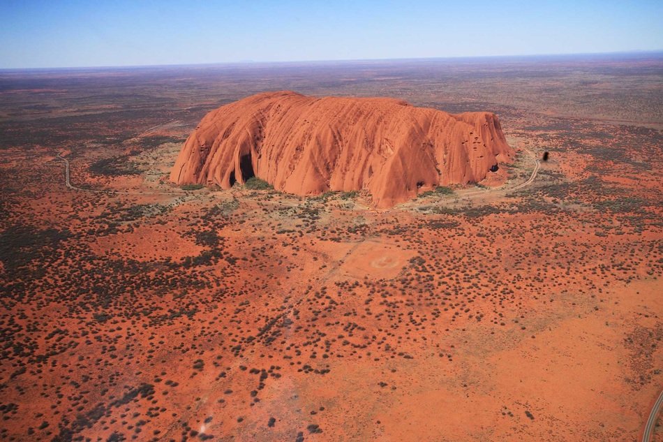 Uluru is one of the most impressive landmarks in Australia.