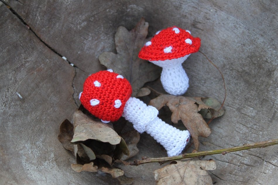 related figures mushroom fly agaric