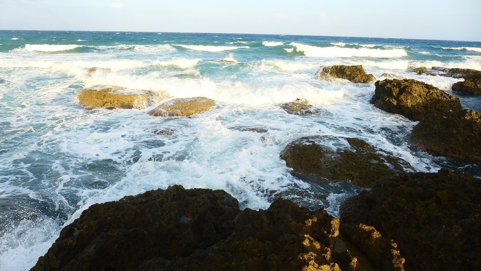 beautiful ocean scene in Taiwan