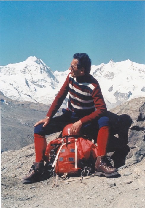 men in moutains switzerland