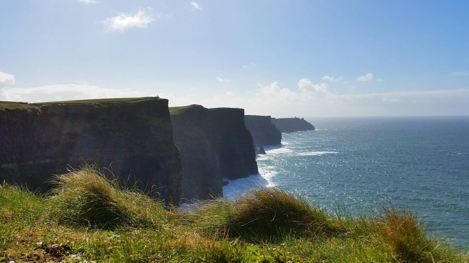 scenic cliffs on a Atlantic Ocean coast, ireland