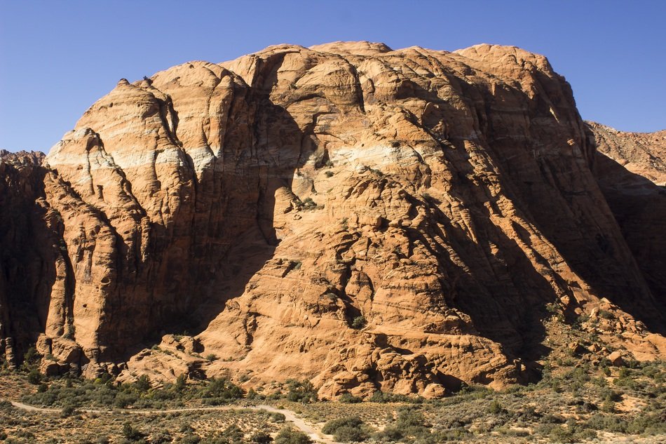 landscape of snow canyon in utah